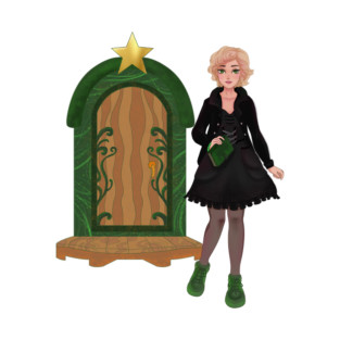 Gia and her door T-Shirt