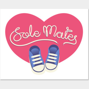Sole Mates - Pink and Purple Posters and Art