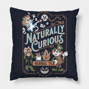 Naturally Curious - Cartoon Alice in Wonderland - Herbal Tea Pillow