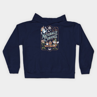 Naturally Curious - Cartoon Alice in Wonderland - Herbal Tea Kids Hoodie