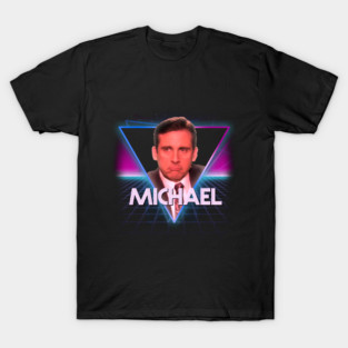 Michael Scott Retro 80's Triangle The Office US T-Shirt
