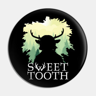 Sweet Tooth Silhouette Pin