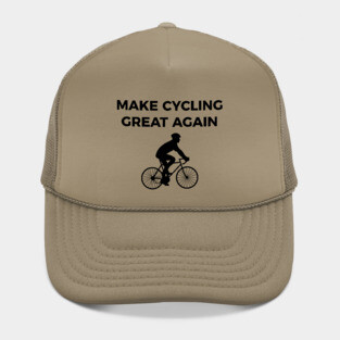 Make cycling great again funny bike Hat