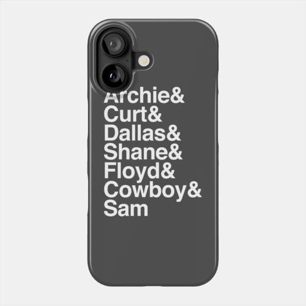 The Boys Of Death Island Ampersand Design Phone Case by Old Gods of Appalachia