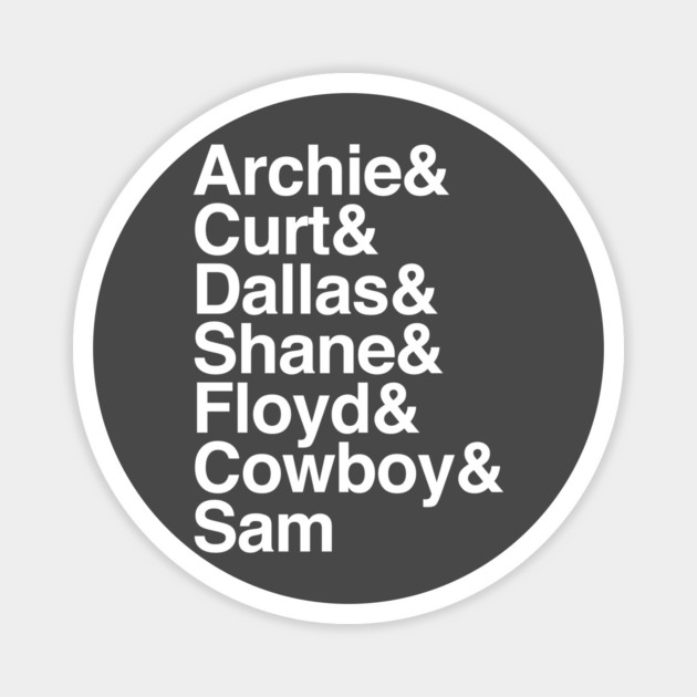 The Boys Of Death Island Ampersand Design Magnet by Old Gods of Appalachia