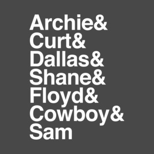 The Boys Of Death Island Ampersand Design T-Shirt