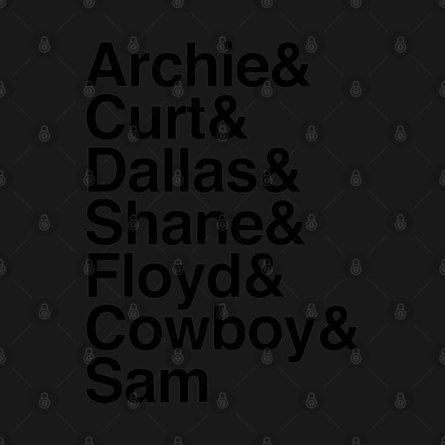 Boys of Death Island Ampersand Design (Dark Print) by Old Gods of Appalachia