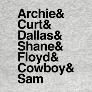 Boys of Death Island Ampersand Design (Dark Print) T-Shirt