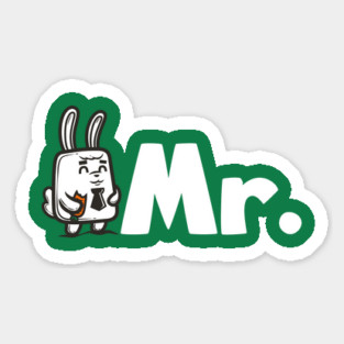 Mr. Rabbit Sticker
