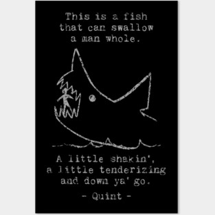 Jaws — Quint's Pitch Posters and Art