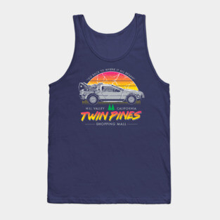 Back to the Mall - Retro 80s Sci Fi  Movie Tank Top