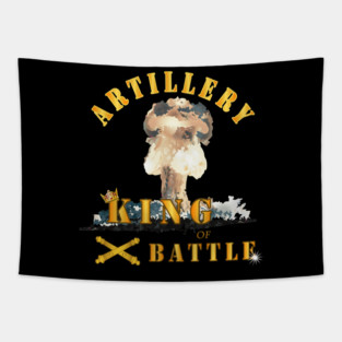 Artillery - King of Battle w Atomic Blast Tapestry