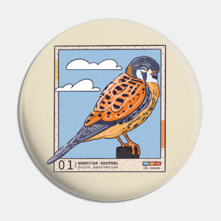 American Kestrel Pin