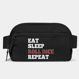 Eat Sleep Roll Dice Repeat Shirt for RPG Roleplaying Gamers Bag