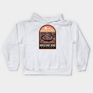 Horseshoe Bend Arizona Kids Hoodie