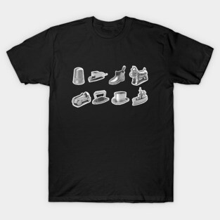 Monopoly Pieces T-Shirt