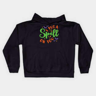 I Put A Spell On You Halloween Fall Cute Kids Hoodie