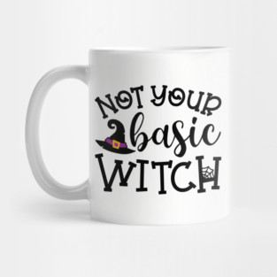 Not Your Basic Witch Halloween Funny Cute Mug
