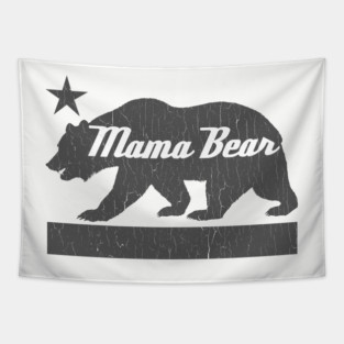 California Bear Family (MAMA Bear) Tapestry
