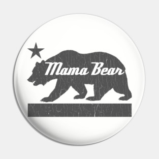 California Bear Family (MAMA Bear) Pin