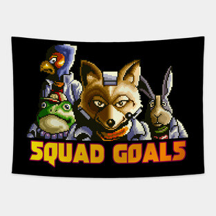 Star Fox - Squad Goals Tapestry