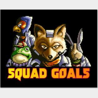 Star Fox - Squad Goals Posters and Art