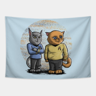 Cats Trek Tapestry