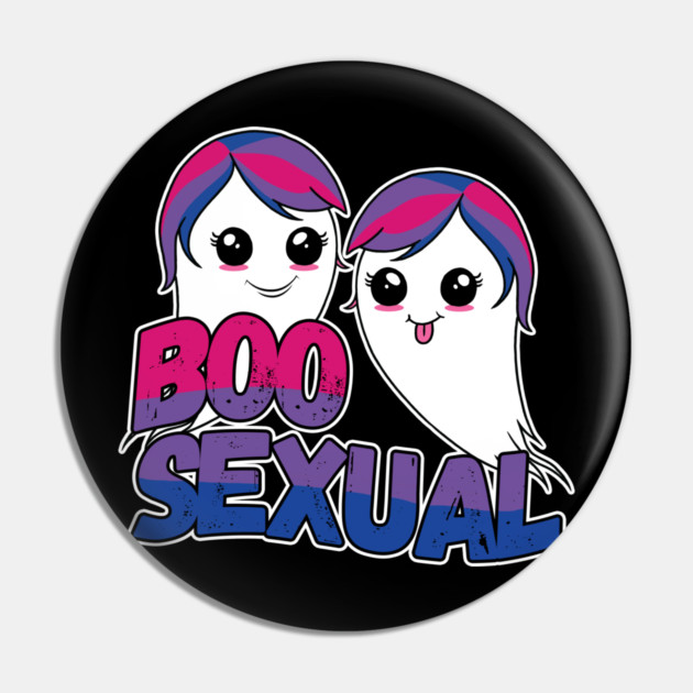 BooSexual Halloween Ghost BiSexual Cute Boo Ghosts Bi Sexual Pin by belownormal