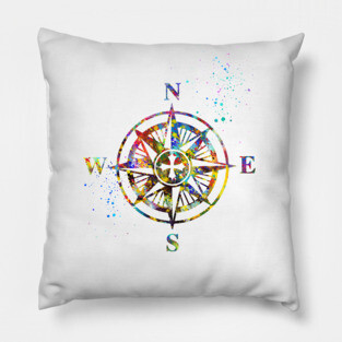 Compass Pillow