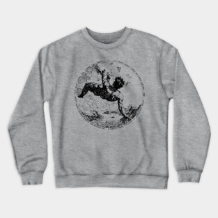 Phaeton - Hendrick Goltzius, Icarus, Greek Mythology, Aesthetic, Goth Crewneck Sweatshirt
