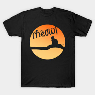Harvest Moon Cat | Meow T-Shirt