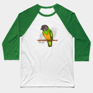 Senegal parrot watercolor Baseball T-Shirt