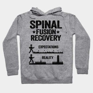 Bionic Spine Surgery Lumber Spinal Fusion Back Recovery Hoodie