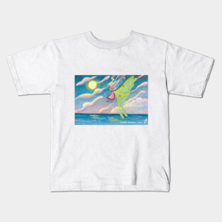 Moon Moth Fairy Kids T-Shirt