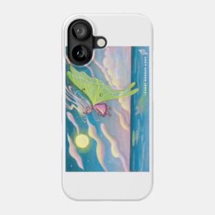 Moon Moth Fairy Phone Case
