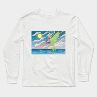 Moon Moth Fairy Long Sleeve T-Shirt