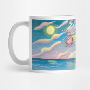 Moon Moth Fairy Mug