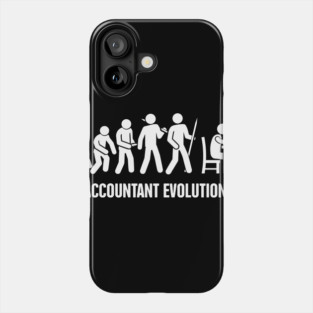 Accountant Evolution | Funny Accounting Design Phone Case