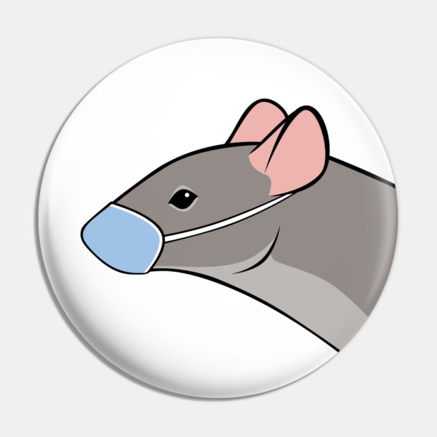 Don't be a Plague Rat Pin by DeguArts