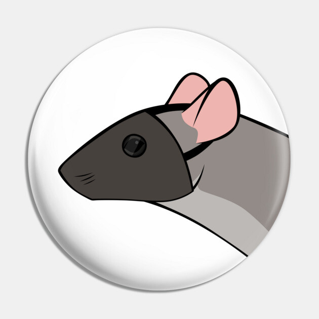 Don't be a Plague Rat Pin by DeguArts