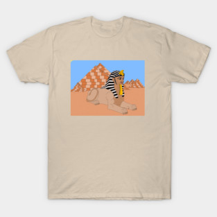 Egyptian sphinx & Pyramids T-Shirt