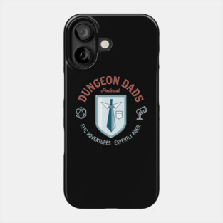 Dungeon Dads Logo (dark) Phone Case