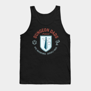 Dungeon Dads Logo (dark) Tank Top