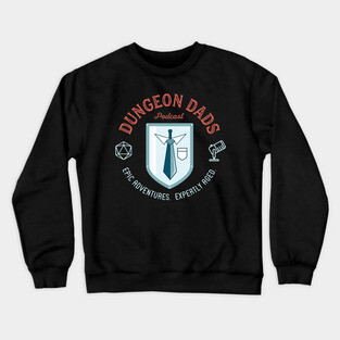 Dungeon Dads Logo (dark) Crewneck Sweatshirt