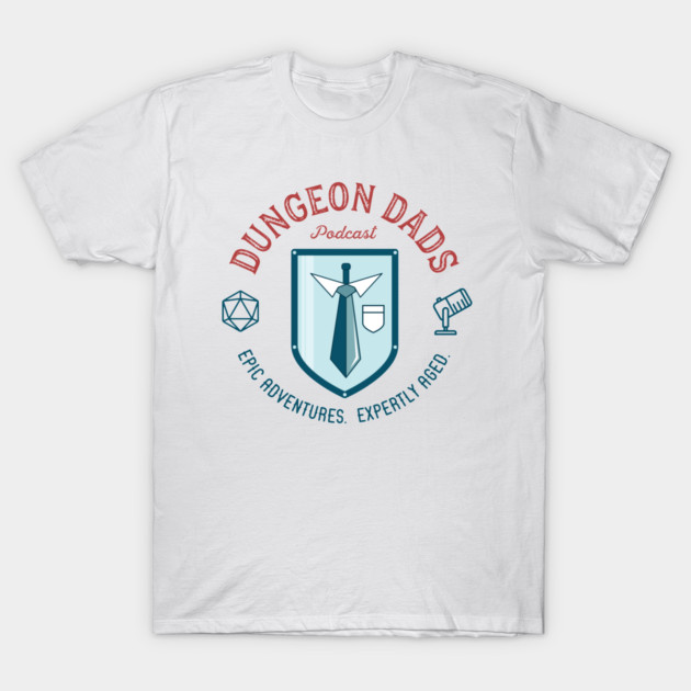 Dungeon Dads Logo (light) T-Shirt by dungeondads