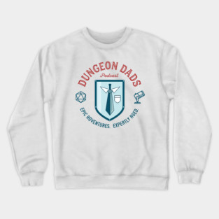 Dungeon Dads Logo (light) Crewneck Sweatshirt