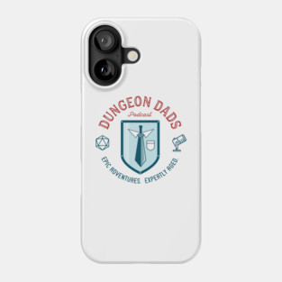Dungeon Dads Logo (light) Phone Case
