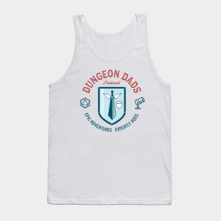 Dungeon Dads Logo (light) Tank Top