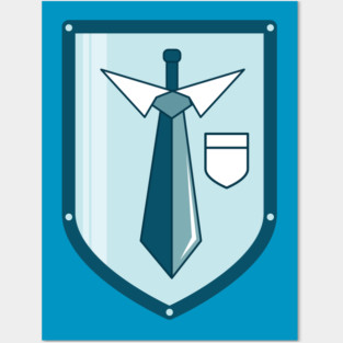 Shield and Tie Posters and Art