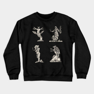 Strange Medieval Monsters Crewneck Sweatshirt